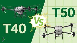 Agras T40 vs T50 Spray Drone Comparison | Agri Spray Drones