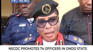 NSCDC  promotes 74 officers in Ondo state