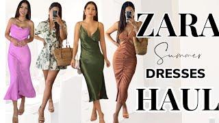 ZARA SUMMER DRESSES TRY ON HAUL ⎸ Jess Orozco