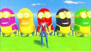 ️ Minions Unleashed: Blood Rush Parkour Trials in GTA V ! #ragdolls