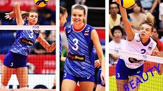 Beautifull Ekaterina Efimova |  Best Spikes and Blocks | Highlights | World cup 2019 | HD |