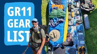 Gear List for the GR11 - My Kit for Hiking & Camping 500 Miles Across the Spanish Pyrenees