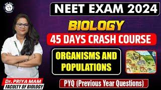 NEET Biology Live | Organisms & Populations | NEET Crash Course | NEET 2024 Exam Preparation | MKC