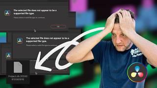 I Recovered Lost DaVinci Resolve Projects - Here’s How