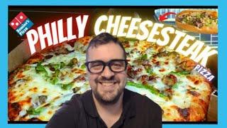 DOMINOS' PHILLY CHEESESTEAK IS BEYOND THE FRIDGE  #Domino's #pizza #mukbang