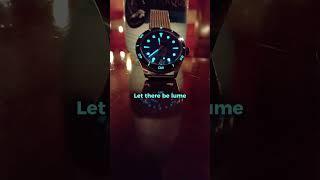 Lume lovers, this one’s for you. Watch the glow intensify as the lights dim.