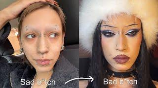 Mini glow up | Hair, Nails, Makeup