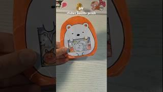 DIY stickers sumikko gurashi‍️ #sumikkogurashi #sticker #diy #paper #papercraft #поделки #наклейки
