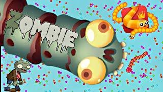 Snake Io  Crunch Vs Brainz Zombie  Epic Snakeio Gameplay