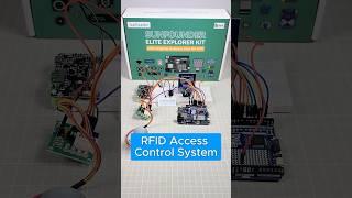 DIY RFID Door Access System with Arduino & Stepper Motor  - SunFounder Elite Explorer  #arduino