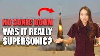 You'll NEVER Hear a Sonic Boom From a Rocket??