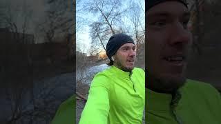 Morning run on the Hill of Three Crosses in Vilnius