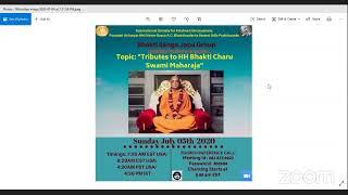 Tributes to HH Bhakti Charu Swami Maharaja By Bhakti Sanga  Japa  Conference  Call  Presents On 5th