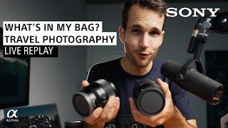 What's In My Bag: Travel Edition Ft. Pierre T. Lambert | Sony Alpha Universe