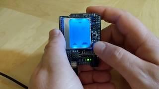 LCD4884 demo for chipKIT Lenny board