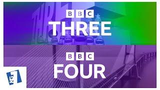 (UPDATED) Logo History: BBC Three and BBC Four