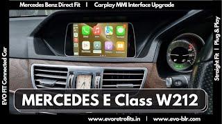 EVO Retrofits: Mercedes Benz E Class W212 (2010-16) Apple Carplay Android Auto USB Reverse Camera BT