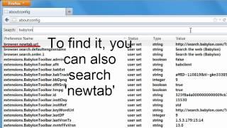 Firefox - How to change your new tab from Babylon search