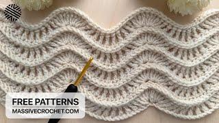 This Crochet Stitch is a Wonder!  Very Easy Baby Blanket & Bag Pattern for Beginners
