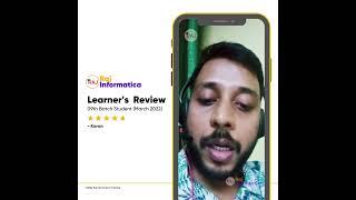 Student Reviews - Raj Informatica online Job based  Live training