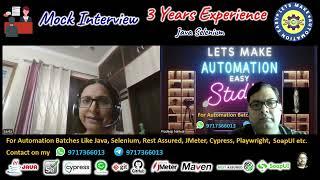 Automation Testing - Java Selenium Mock Interview (3 Years Automation Experience) | Pradeep Nailwal