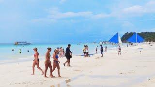 Look! This is BORACAY White Beach on October 15 2024 12:00pm Walk From Station 1 Balabag Seawind