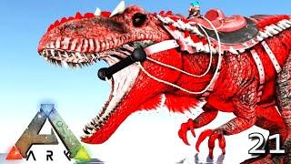 ARK: SURVIVAL EVOLVED - ARMOURED GIGANOTOSAURUS WREAKS FACE !!! ARK ETERNAL EBENUS ASTRUM E21