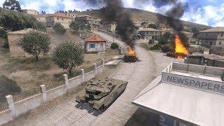 Armor Assault on Village - ARMA 3