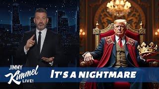 Jimmy Kimmel reacted to Donald Trump's election victory - It's a nightmare