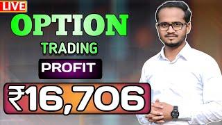 Intraday Live Trading / Profit 16.7K+ / 06-01-2025