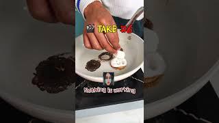 Failed Marshmallow  [BLOOPERS] @chefkoudy #shortsfeed