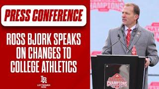 Ohio State AD Ross Bjork press conference to discuss changes to college athletics | Ohio State