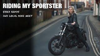 Riding Locally on my Harley Davidson Sportster / Essex Roads and Great Bentley Meet / Tomboy a Bit