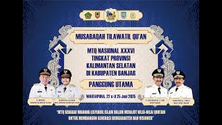 LIVE - Lomba MTQ Gol Dewasa | Alun - Alun Ratu Zalecha Martapura