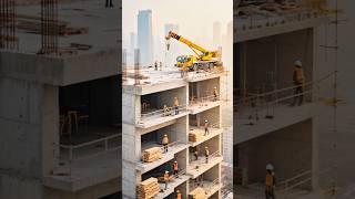 Seconds Before Disaster: Crane Topples on High-Rise – Everything Collapses Instantly!"  #disaster