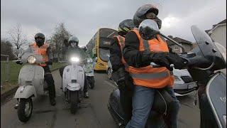 PSK Scooter Club Rideout to Skerries, Vespa, Lambretta and Royal Alloys