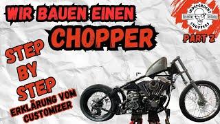 Independent Choppers - Wir bauen uns einen Chopper -  Softail Heritage Evo - Teil 2