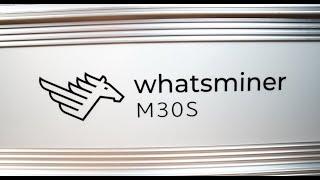 Whatsminer m30s unboxing - mining bitcoin at home with compass mining hardware