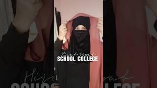 School College Easy Hijab Tutorial #shorts #hijab #hijabstyle