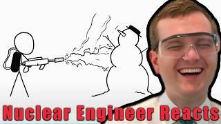 Fusion Reactor vs. Flamethrower vs. Snowblower? - Nuclear Engineer Reacts to XKCD