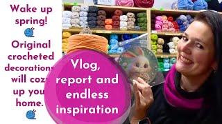 Wake up spring!Original crocheted decorations will cozy up your homeVlog and endless inspiration