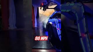 WOW! Step inside a REAL Delorean Time Machine! #backtothefuture #shorts #80s