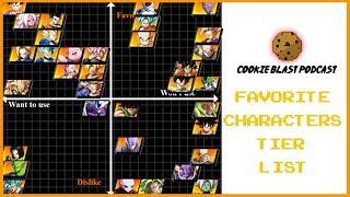 [#DBFZ] DBFZ Favorite Character Tier List - The Cookie Blast Podcast #05