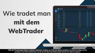 Wie man mit WebTrader traden kann