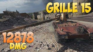 Grille 15 - 4 Kills 12.8K DMG - Intense battle! - World Of Tanks