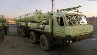 S-500 missile system in the back street