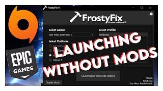 Frosty Mod Manager Launching without mods FIX - Epic Games Launcher (2022 UPDATED TUTORIAL)