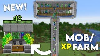 Minecraft EASIEST MOB XP FARM Tutorial! 1 19 Improved Version