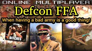 Defcon FFA - Tank General - Pro Rules | C&C Generals Zero Hour | No Commentary