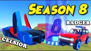 Jailbreak SEASON 8 Update! New BADGER Vehicle, Level 10 CELSIOR Rewards, GARAGE (Roblox Jailbreak)